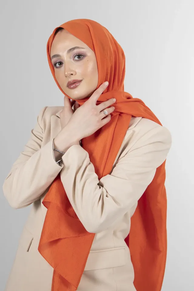 Harem Scarf Oranj Brisa Vual Şal