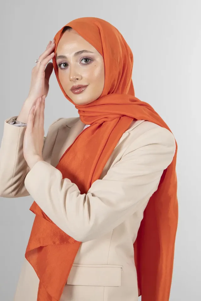 Harem Scarf Oranj Brisa Vual Şal