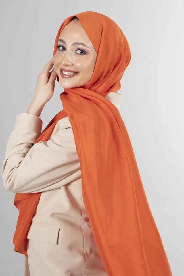 Harem Scarf Oranj Brisa Vual Şal