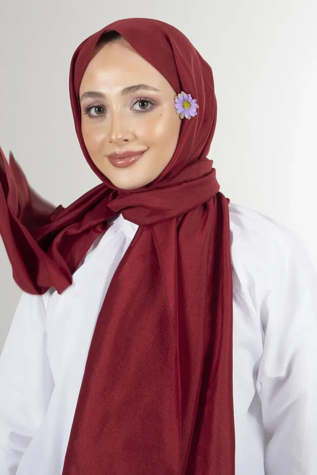 Harem Scarf Bordo Brisa Vual Şal