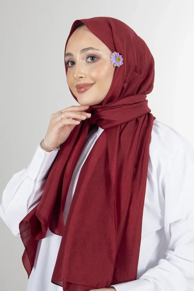Harem Scarf Bordo Brisa Vual Şal