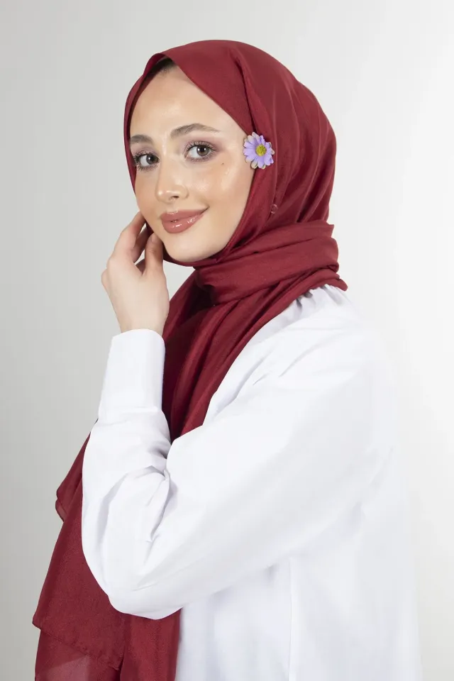 Harem Scarf Bordo Brisa Vual Şal